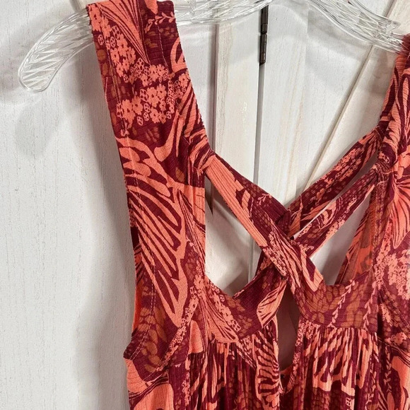 Free People Sugar Cane Crisscross Tank in Cherry Combo - Picture 6 of 6